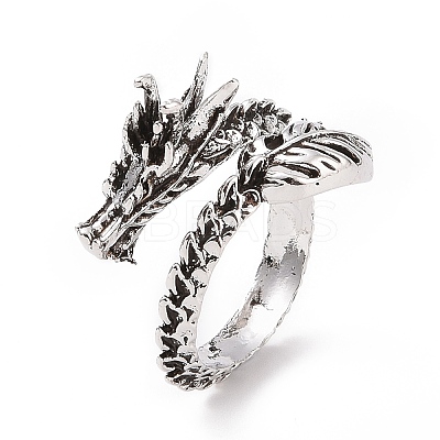 Dragon Alloy Cuff Rings for Men LS-RJEW-F126-02AS-1