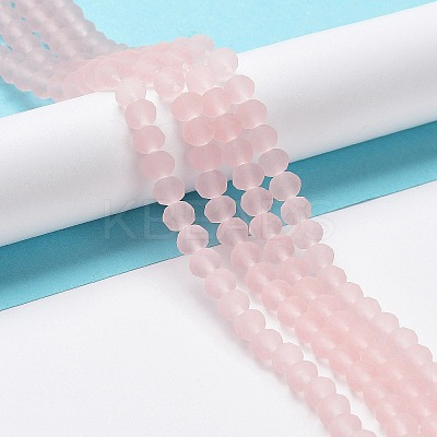 Transparent Glass Beads Strands LS-EGLA-A034-T4mm-MD22-1