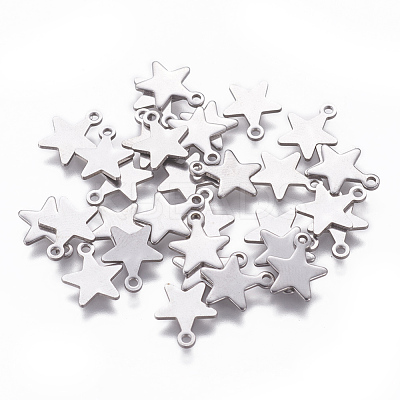Tarnish Resistant 304 Stainless Steel Charms STAS-L234-069P-1