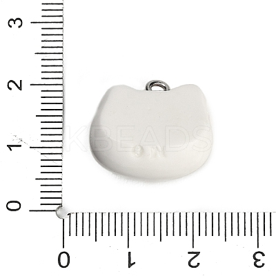 Printed Opaque Resin Pendants RE-CBA08CD-02D-1