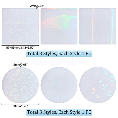 6Pcs 6 Style Silicone Pads SIL-GA0001-12-1