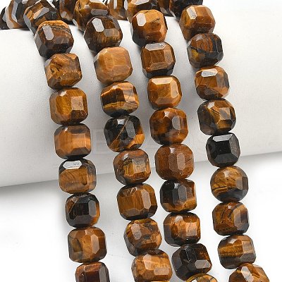 Natural Tiger Eye Beads Strands G-C267-A12-1