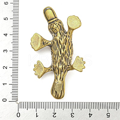 Brass Figurine Statue for Living Room Table Home Decoration DJEW-Q005-01B-AB-1