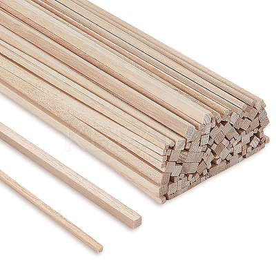 120Pcs 2 Styles Wooden Craft Sticks AJEW-GA0008-62-1