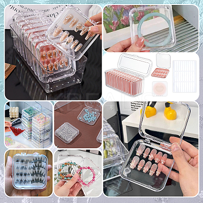 Plastic Nail Tips Storage Box MRMJ-PH0003-29A-1