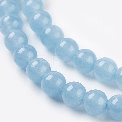 Natural White Jade Beads Strands G-G051-R1-4mm-1
