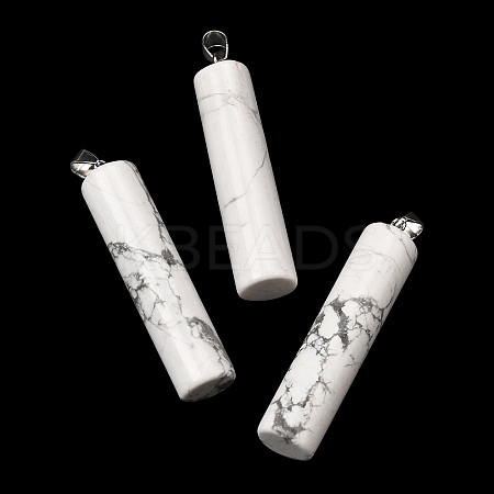 Natural Howlite Big Pendants G-F820-11U-1