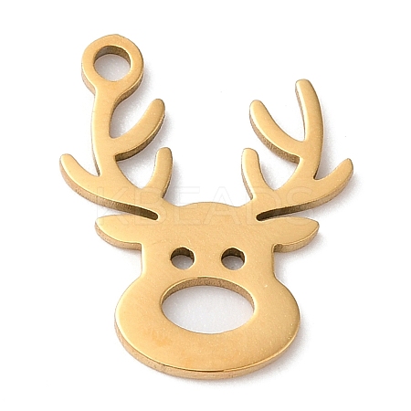 Christmas 201 Stainless Steel Pendants LS-STAS-D053-07G-1