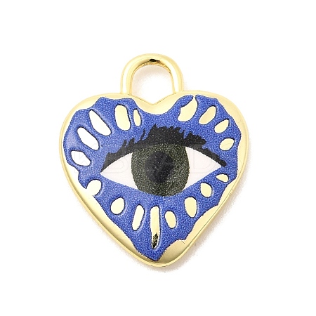 Printed Brass Pendants KK-K274-08G-14-1