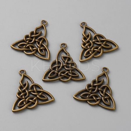 Tibetan Style Alloy Pendants TIBEP-WH0003-13-1