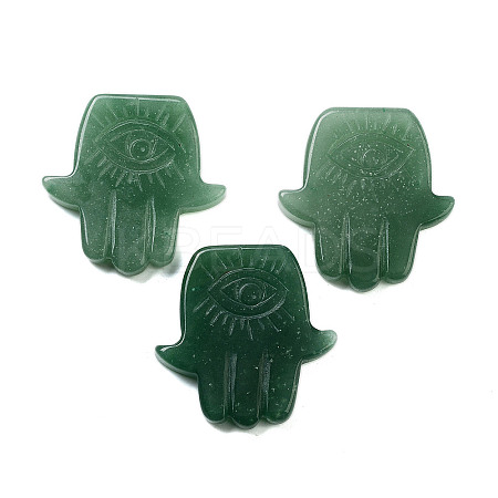 Natural Green Aventurine Cabochons G-G119-02B-1