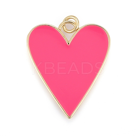 Brass Enamel Pendants X-KK-M205-13G-02-1