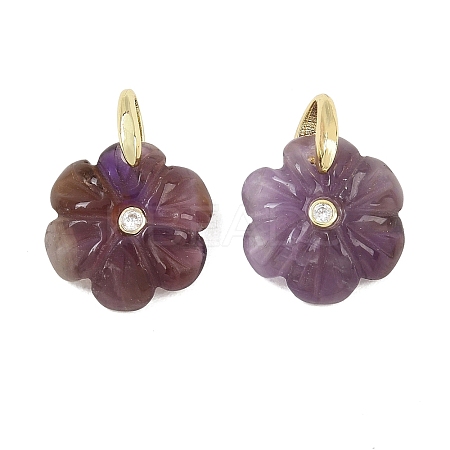 Natural Amethyst Pendants GG-NH0016-01G-10-1