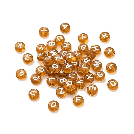 Opaque Acrylic Beads OACR-H046-02D-1