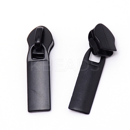 Zinc Alloy Zipper Slider PALLOY-WH0079-32EB-02-1