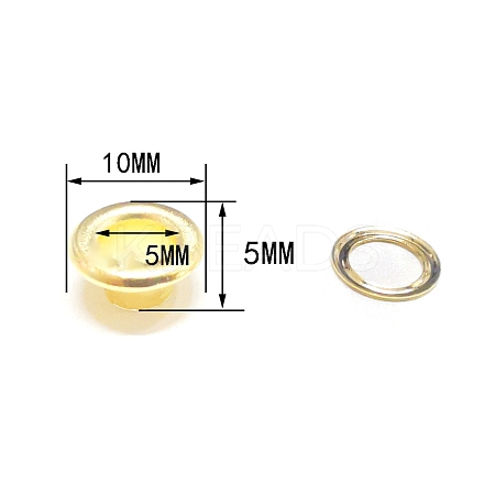 Brass Grommet Eyelet Findings PW-WG380A2-33-1