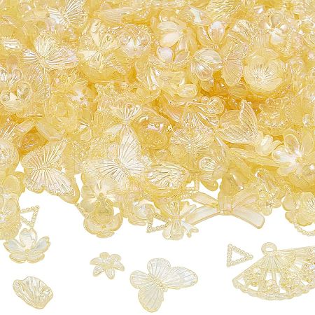 200g Transparent Acrylic Beads OACR-SP0001-86F-1
