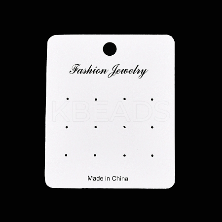Rectangle Paper Earring Display Cards CDIS-T004-02-1