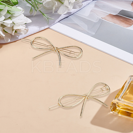 2Pcs Metal Clip Hair Barrettes PHAR-LP0001-16-1