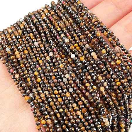 Natural Tiger Eye Beads Strands G-H003-B04-02-1