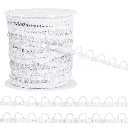 22.5 Yards Nylon Elastic Ribbons with Loops OCOR-BC0006-79-1