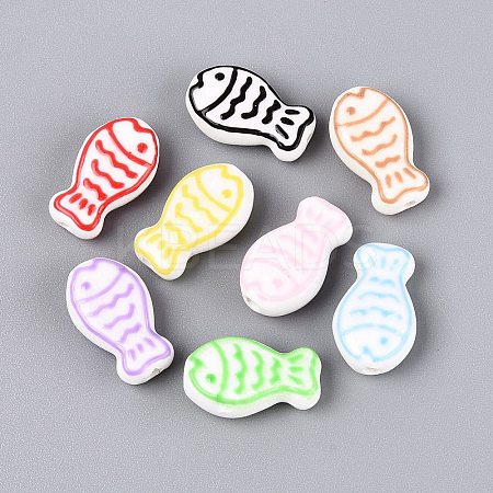 Handmade Porcelain Ceramic Beads PORC-Q005-05-1
