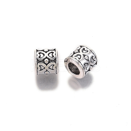 Tibetan Style Alloy European Beads TIBE-S314-95AS-RS-1