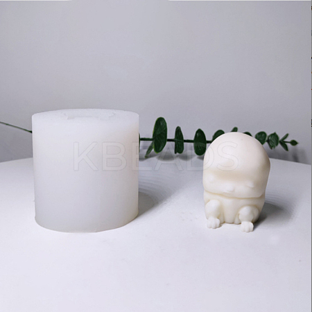 DIY 3D Monster Candle Food Grade Silicone Statue Molds DIY-C058-01D-1