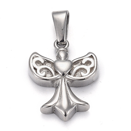 Tarnish Resistant 304 Stainless Steel Pendants STAS-H110-19P-1