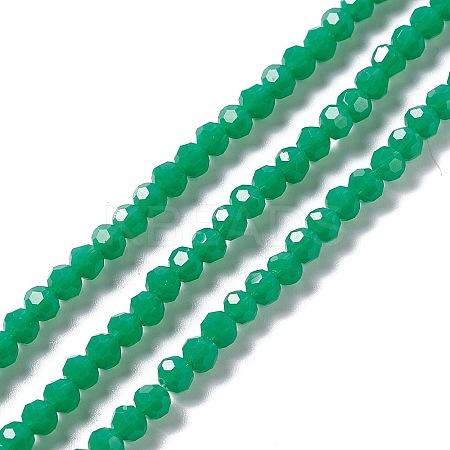 Faceted(32 Facets) Glass Beads Strands EGLA-J042-36A-05-1
