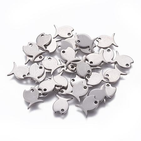 201 Stainless Steel Charms STAS-L234-059A-1