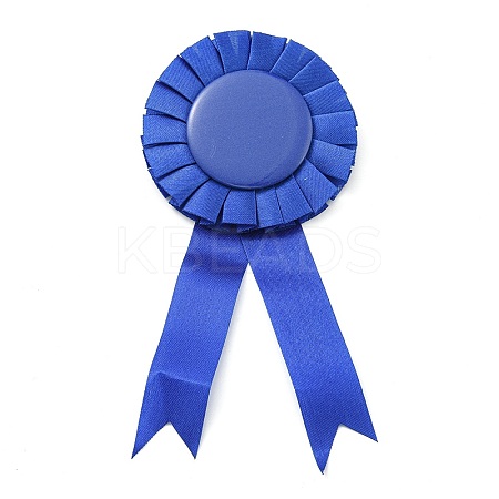 Award Ribbon Shape Tinplate Badge Pins JEWB-XCP0001-05-1