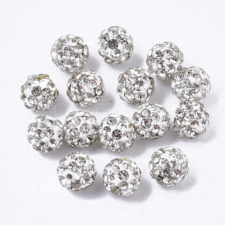 Pave Disco Ball Beads RB-T017-02-27-1