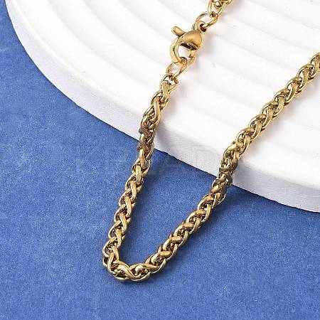 304 Stainless Steel Necklaces NJEW-E080-08G-1