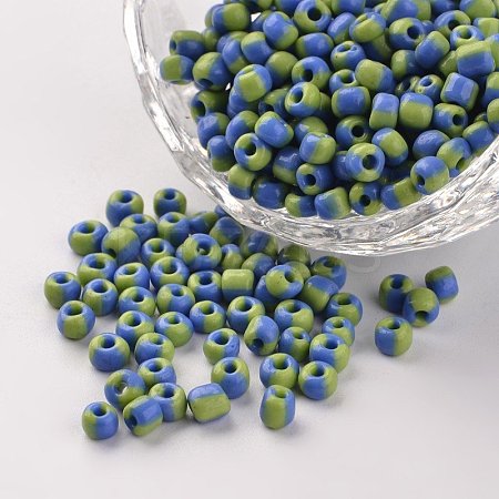 6/0 Opaque Colours Seep Glass Beads SEED-M006-A05-1