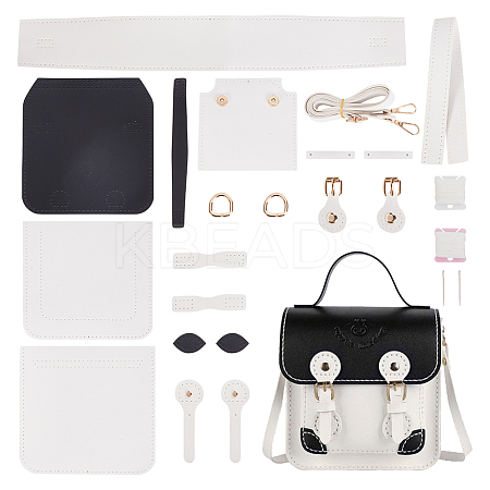 DIY PU Leather Women's Satchel Bag Kits DIY-WH0430-515B-1