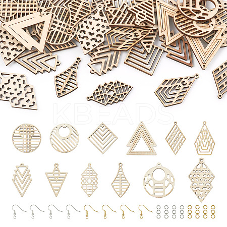 DIY Hollow Earring Making Kit DIY-TA0005-54-1