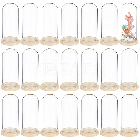 30Pcs Arch Glass Dome Cover AJEW-BC0008-85C-1