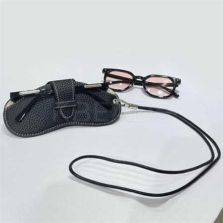 PU Leather Eyeglasses Strap with Bag AJEW-WH20001-42D-1