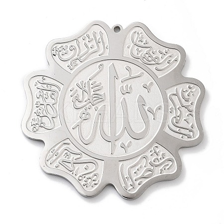 Anti-Tarnish 304 Stainless Steel Pendants STAS-U030-08P-1