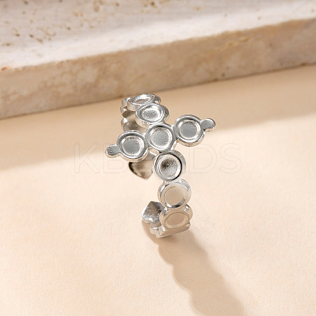 304 Stainless Steel Cuff Rings FS-WG8D32D-08-1