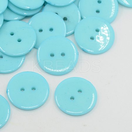 Acrylic Sewing Buttons BUTT-E084-C-12-1