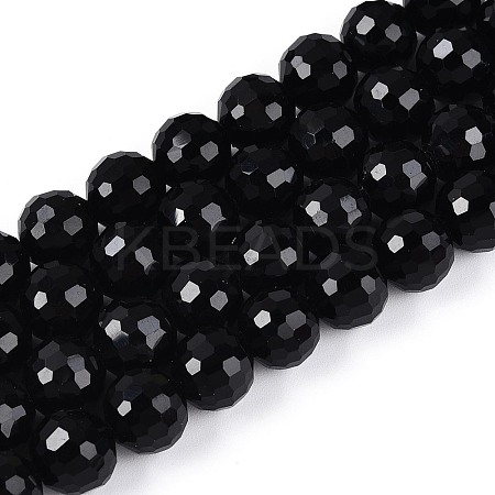 Opaque Solid Color Glass Bead Strands GLAA-R095-P10mm-02-1