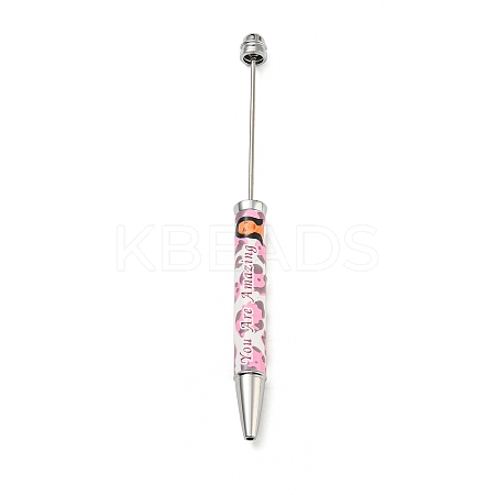 Word You are Amazing Printed Plastic Ball-Point Pen LS-AJEW-C038-01E-1