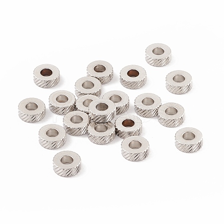 Non-Tarnish 201 Stainless Steel Spacer Beads STAS-A057-26D-P-1