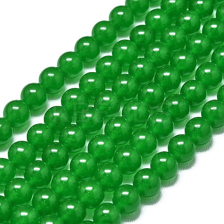 Natural Malaysia Jade Beads Strands G-L645-C01-4mm-17-1
