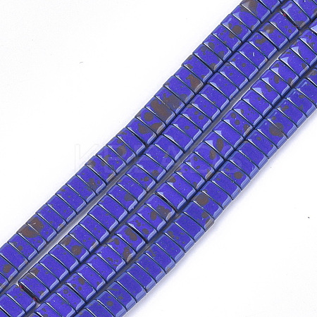 Spray Painted Non-magnetic Synthetic Hematite Beads G-T124-02E-1