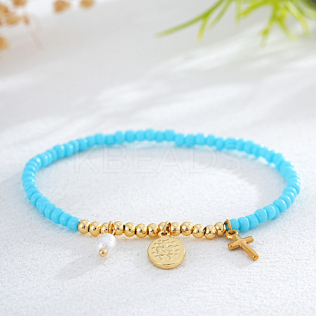 Adjustable 304 Stainless Steel Charm Bracelets KR8623-10-1