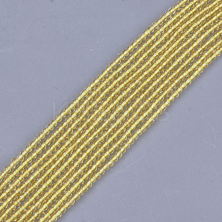 Synthetic Quartz Crystal Beads Strands G-T119-05E-1