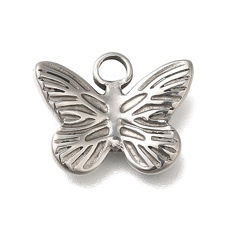 Non-Tarnish 304 Stainless Steel Charms STAS-C059-04P-1-1